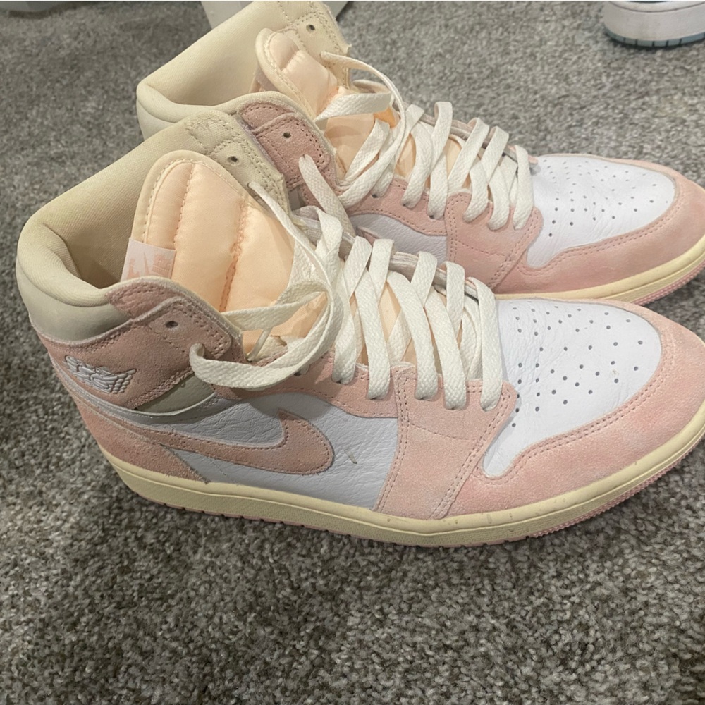 Air Jordans Pink Suede